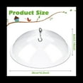 thumbnail image 4 of 2 Pack Bird Feeders Protective Cover,Dome Dome,Rain Cover for Hanging Garden, 4 of 7