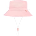 thumbnail image 5 of Toddler Kids Baby Girl Breathable Sun Hat Cotton Foldable 50+ SPF Protective, 5 of 5