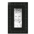 thumbnail image 2 of ArtToFrames 4" x 9" Majestic Black Picture Frame, 4x9 inch Black Wood Poster Frame (WOM-5120), 2 Pack, 2 of 6