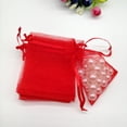 thumbnail image 5 of 100pcs 9x12 10x15 13x18 15x20cm Organza Bags Jewelry Pouches Jewelry Packaging Bag Jewellery Bag Packaging For Jewelry Bags Yellow 13x18cm, 5 of 6