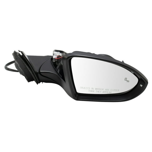 TRQ Passenger Side Mirror Assembly Power Heated Memory Turn Signal Blind Spot Paint to Match Fits 2019-2022 Volkswagen Jetta