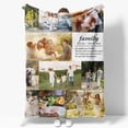 thumbnail image 1 of Aperturee Personalized Family Love Stitched Photos Blanket, 1 of 6