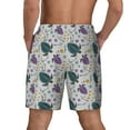 thumbnail image 4 of Goofa Turtle Printed Men's Swim Trunks Board Shorts Quick Dry Mens Swimming Trunks with Compression Liner,Breathable Fit Hawaii Beach Shorts-3X-Large, 4 of 9