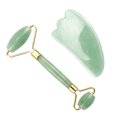 thumbnail image 3 of Soidarity Masajeador de cara natural Guasha Jade Roller Scraper Facial Cuidado de la piel Herramientas Roller Masaje Microniddle Limpiador facial Cuidado masajeadores No. 4 Soidarity CE000492-04B, 3 of 6