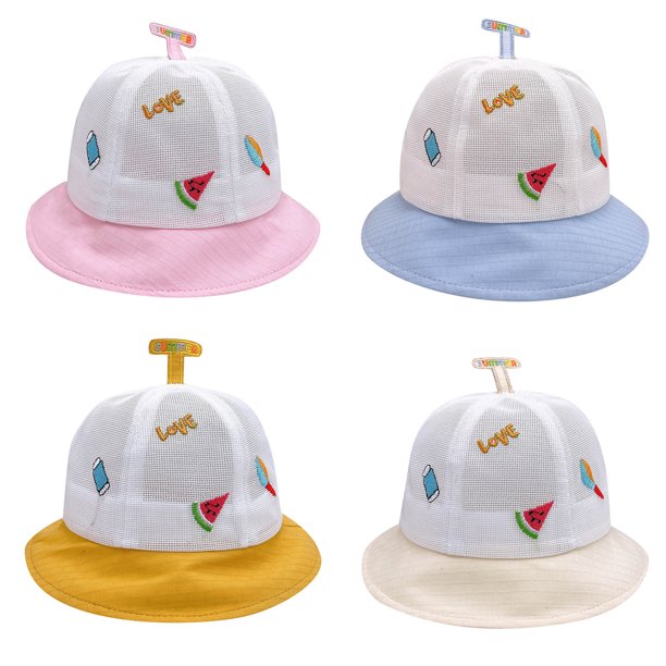 Aayomet Children Hat Girls Boys Spring Autumn Outdoor Shade Cartoon Cartoon Sunscreen Hat