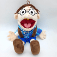 thumbnail image 2 of Skpitin Jeffy Soft Plush Hand Puppet for Playhouse,Prank Funny Puppet with Working Mouth, Puppet Show Play Plush Doll Gift (Blue), 2 of 6
