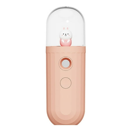 

Cute Nano Sprayer Steam Face Humidifier Cold Spray Nebulizer Pink
