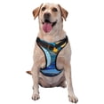 thumbnail image 1 of Fotbe Stained Glass Ocean Wave Arnés para Perro con Estampado –Chaleco Ajustable Acolchado con Asa de Control para Perros Grandes-Small, 1 of 6