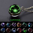 thumbnail image 2 of Night -Starry Sky Glass Band Band Port Big Chain -Men's fashion zinc alloy jewelry, 2 of 19