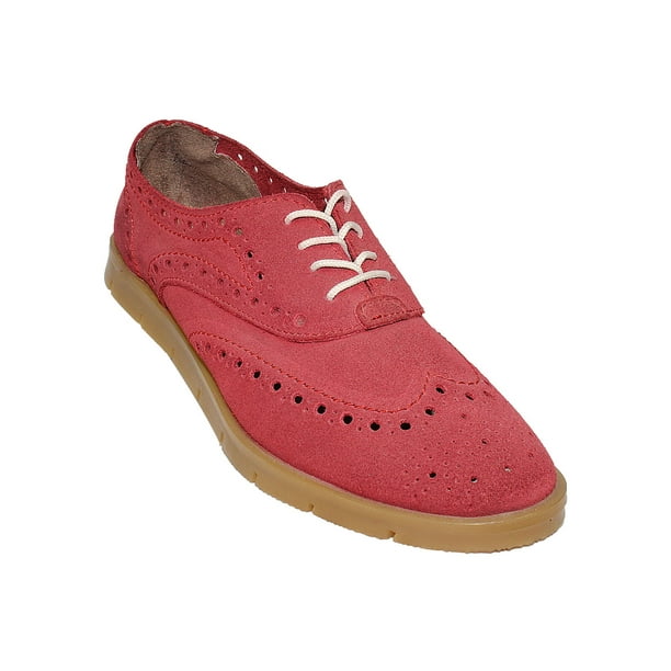 ZAPATOS CASUALES JULIO DE MUCHA MUJER ROJO FERRARI GAMUZA 19206 Leon 19206p