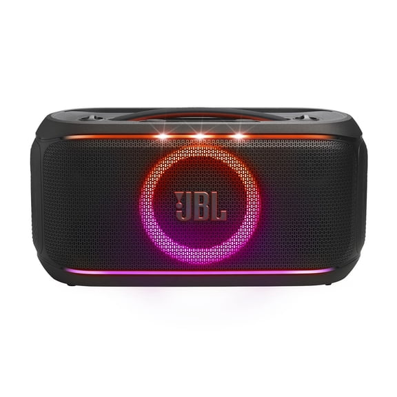 Altavoz portátil para fiestas con un micrófono digital inalámbrico, asa y correa para el hombro Partybox On-The-Go 2