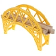 thumbnail image 1 of Milaget Excellent Crafted Wooden Trains Track Building City Traffic Scene Model Building, 1 of 8