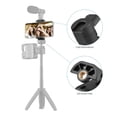 thumbnail image 2 of Universal Phone Holder Foldable Adjustable Rotatable Phone Clip Tripod Mount with 1/4 Inch Screw Hole Cold Shoe Mount for Tripod Microphone, 2 of 5