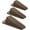Browm, variant on Multi-Surface Design Of Large Rubber Door Stop Wedge, Heavy Door Stop, No Scratch Jammer-Suitable For All Floor Types And Carpets -Gray