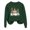 Green, variant on IWRICH Christian Christmas Sweatshirts Women Jesus Christmas Shirts Coquette Bow Xmas Holiday Long Sleeve Pullover Tops XL