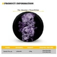 thumbnail image 5 of Yuyamidu Purple Skull Spare Tire Covers for RV Trailers Wheel Protectors Fashion Tyre Covers Weatherproof and Dustproof Wheel Covers Universal Car Accessory, 5 of 5
