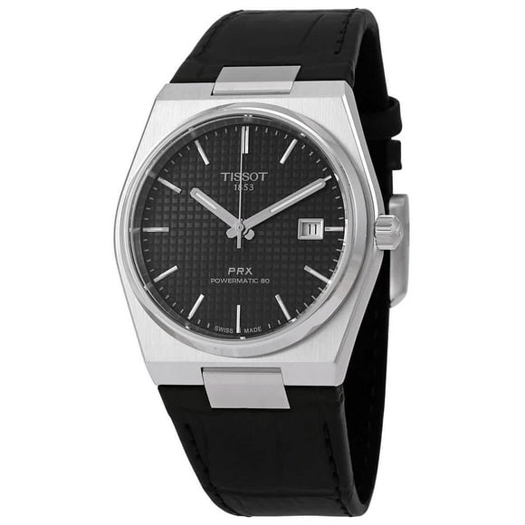 Tissot PRX Powermatic 80 Automatic Black Dial Men's Watch T1374071605100