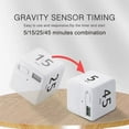 thumbnail image 4 of shiyou-Yyzyqlp Cube Timer, 25-5-45-15 Minutes, White, 4 of 4