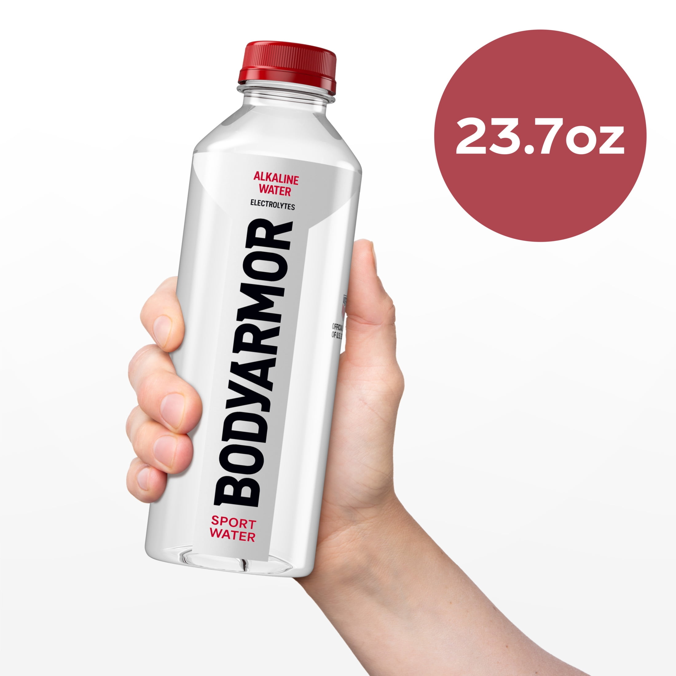 BODYARMOR SportWater Electrolyte Sports Drink Bottle, 23.7 fl oz
