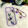 thumbnail image 1 of Fundas de teléfono de mariposa encantadora para Iphone 14, 13 Pro Max, 12, 11, XR, X, XS, 7, 8 Plus, Fundas de protección de TPU, Fundas de pulsera de flores Fivean unisex, 1 of 2