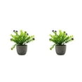 thumbnail image 4 of Decodeary Green Eco-friendly Artificial Money Tree In Pot Long-lasting Durability Realistic Appearance purple babysbreath 2Set, 4 of 6