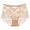 Beige, variant on NAFUU Women's Boyshorts Panties Underwear Large Size Underwear High Waist Small Lace Seamless Briefs Comfortable Briefs