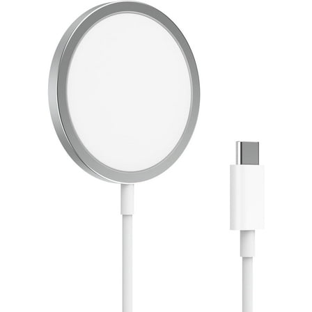 Charger for iPhone, 15W USB C MagSafe Charging Pad, Qi Type C Wireless Inductive Charging Station Compatible with iPhone 16/16 Plus/16 Pro/16 Pro Max/15/14/13/12 Series