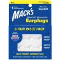 thumbnail image 1 of Mack's Pillow Soft Silicone Earplugs Value Pack, 6 Pairs, 1 of 7