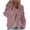 Pink, variant on Cardigans for Women Casual 2026 Summer and Fall Plus Size Fashion Long Sleeved Cardigan Sweater Jacket