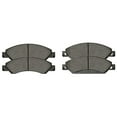 thumbnail image 2 of AutoShack Front and Rear Performance Ceramic Brake Pad Kit Replacement for GMC Sierra 1500 Yukon XL Cadillac Escalade ESV Chevrolet Silverado 1500 LD 2014-2018 Silverado 1500 2015-2020 Tahoe Suburban, 2 of 3