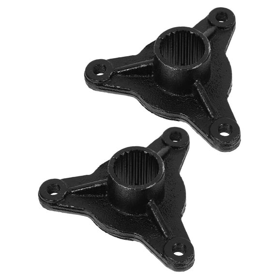 WASHWEPE 2Pcs ATV Wheel Hub in Black 9.50X9.50X3.50CM