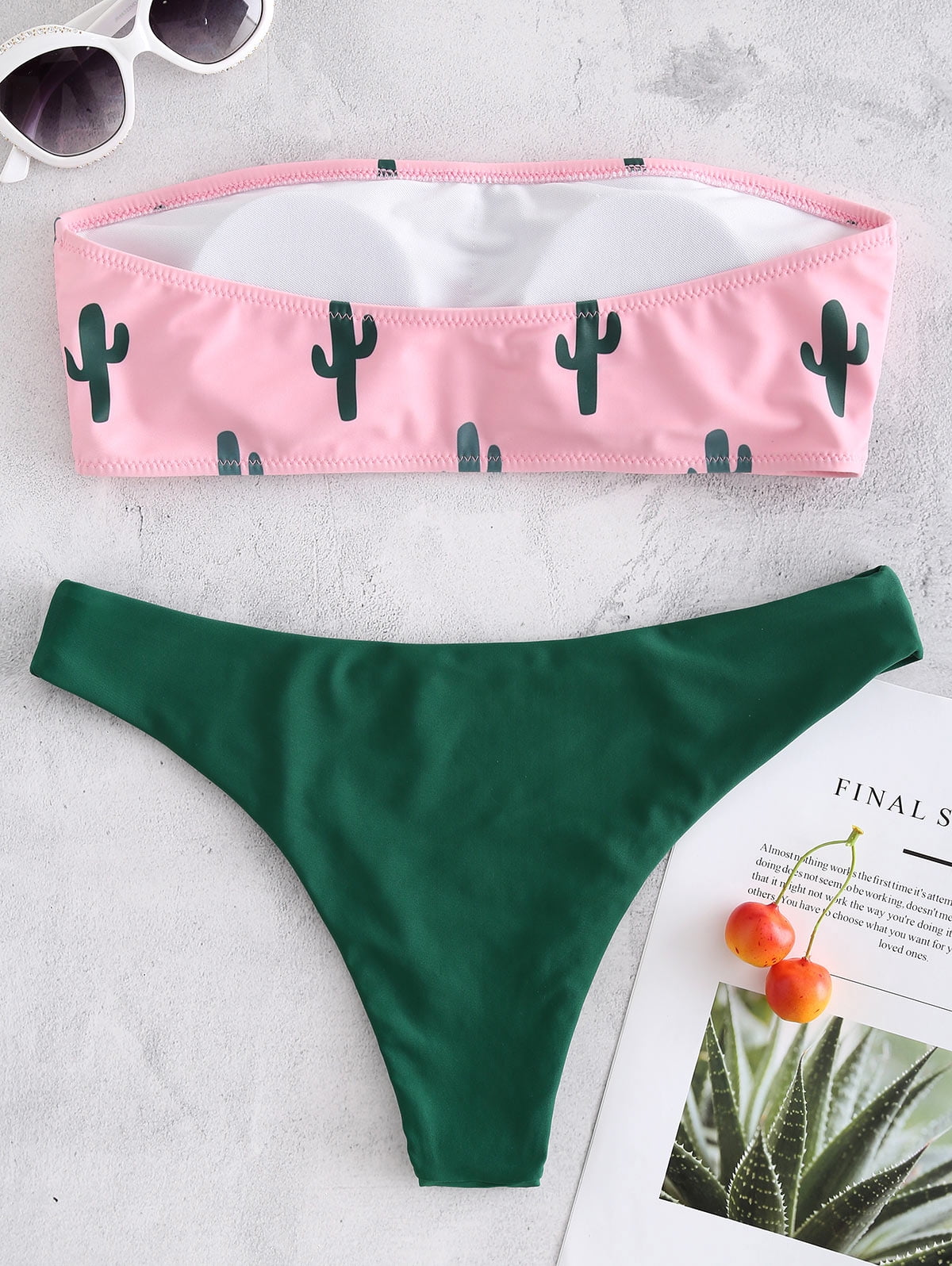 Cactus print best sale bathing suit