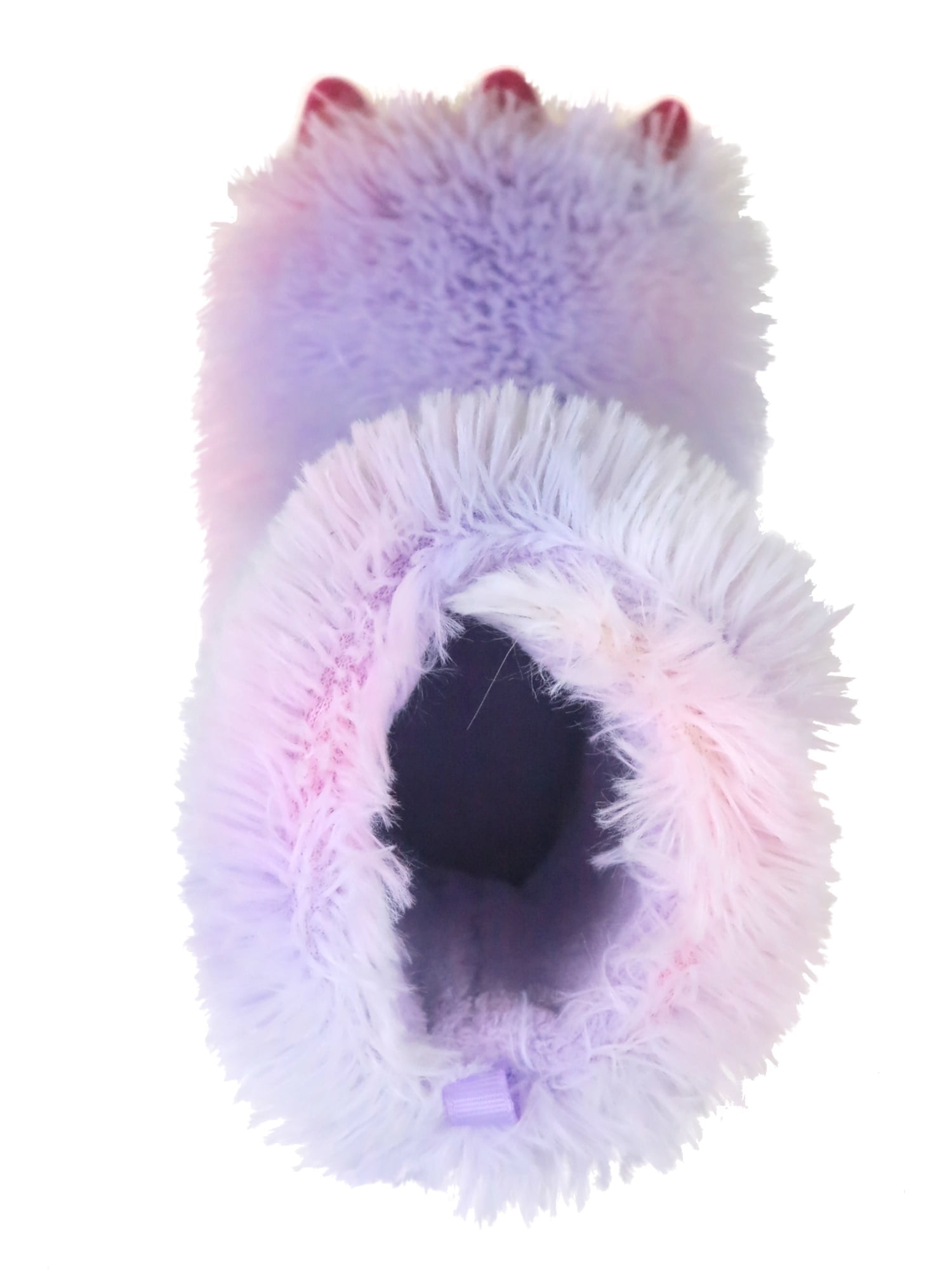 Wonder Nation Baby & Toddler Girls Monster Claw Boot Slippers