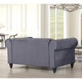 thumbnail image 6 of Rnfurnishings 2 Piece Living room furniture Velvet fabric Modern Sofa Set -Gray, 6 of 6