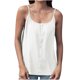 thumbnail image 2 of Blusa cómoda con tirantes sólidos y cuello redondo sin costuras para mujer Pompotops qyievc1084, 2 of 5