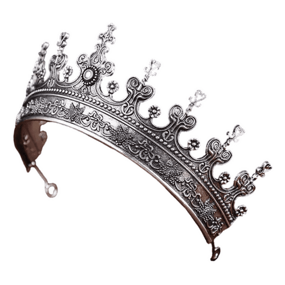 Elegant Metal Crowns Tiaras Hairband for Women Men Baroquely Styles Crownpiece Perfect for Weddings and Formal Event