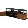 thumbnail image 3 of Pemberly Row Modern Wood TV Stand for TVs up to 59" in Cherry/Black, 3 of 4