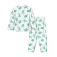 thumbnail image 2 of Uemuo Turtle Pattern Womens Pajama Sets,PJ Set for Women,Pajamas for Women Logo,Long Sleeve Pajama Set for Women,Soft Long Sleeve Top With Pants-, 2 of 9
