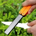thumbnail image 3 of Xingzhi Sharpener Double Sided Portable Mini Foldable Sharpening Stone Kitchen Handheld Whetstone Household Tools Home for Hiking Orange, 3 of 7