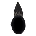 thumbnail image 3 of INC Womens Black Embellished Fringed Shyn Pointed Toe Stiletto Zip-Up Dress Boots 7.5 M, 3 of 4