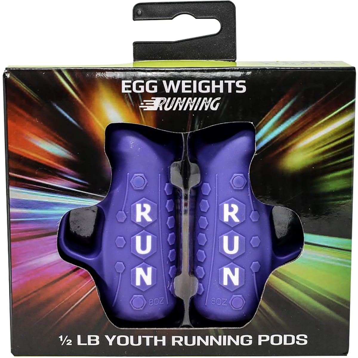 Egg Weights Youth Running Pods 0.5 lb Set - Purple