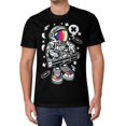 thumbnail image 1 of T-Shirt Homme Hip Hop Mode Urbaine Imprimé Rock Dessin Animé Manches Courtes Décontracté, 1 of 7