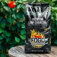 thumbnail image 2 of FOGO Premium Oak Restaurant Grade All-Natural Hardwood Medium and Small Sized Lump Charcoal for Grilling and PP , 17.6 Pound Bag, 2 of 4