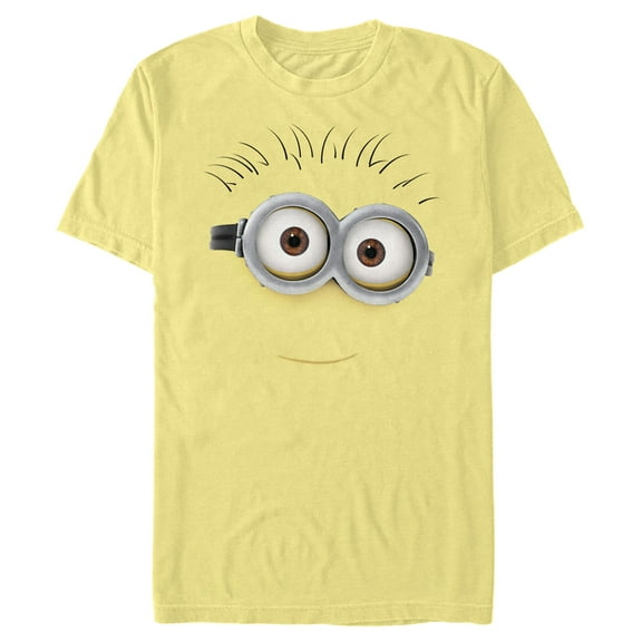 Men's Despicable Me Minions Tom Soft Smile Big Face Graphic Tee Banana Medium