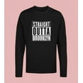 thumbnail image 5 of Old Glory Mens Straight Outta Brooklyn Long Sleeve Graphic T Shirt, 5 of 6