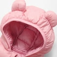 thumbnail image 5 of Toddler Winter Coats Hooded Infants Jacket Thickened Jacket for Baby Girls Boys Pink 7-8 Years, 5 of 5
