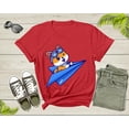 thumbnail image 7 of Blue Paper Plane Flying Happy Cute Dog With Pilot Goggles T-shirt Dog Puppy Plane Shirt For Men Women Kids Boys Girls Teens Dog Lover Tshirt, 7 of 7