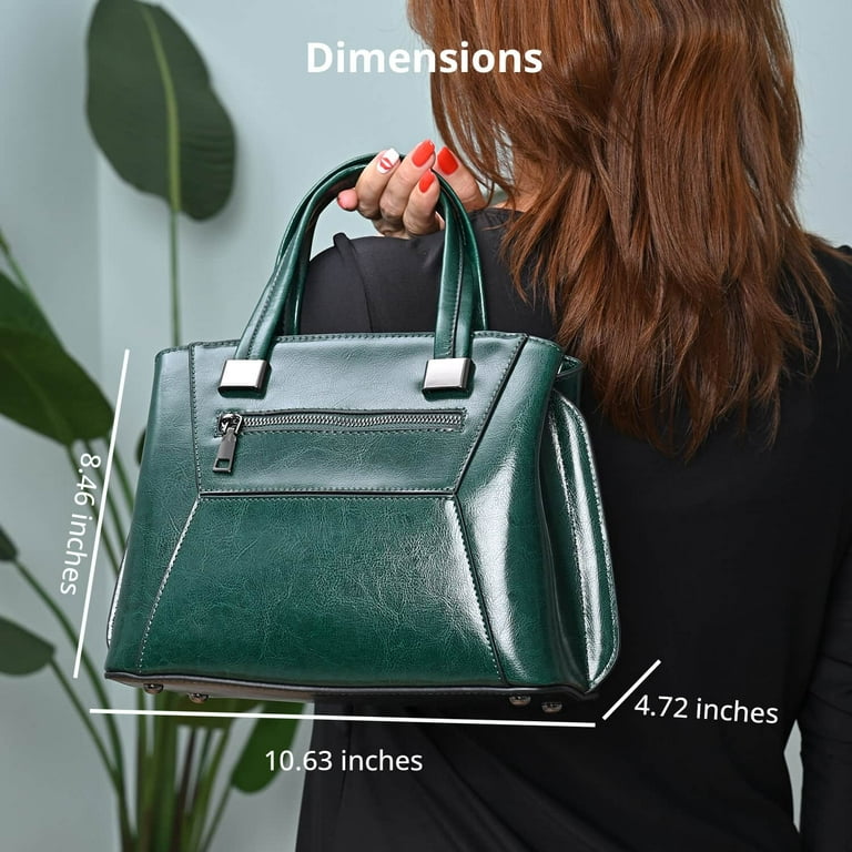Shop LC Hong Kong Closeout Green Leather Crossbody Bag