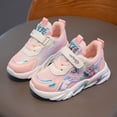 thumbnail image 1 of Zapatillas de deporte de Frozen de Disney para niñas, impermeables, de cuero nuevo, botas informales de princesa para niñas, suelas blandas antideslizantes para niños, Anna Elsa Shoes24 Gao Jinjia LED, 1 of 2