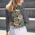 thumbnail image 5 of Lsque Cactus Garden Pattern Canvas Daypack, Durable Backpack, High-quality Versatile Backpack,Vintage Compact Backpack-Medium, 5 of 6